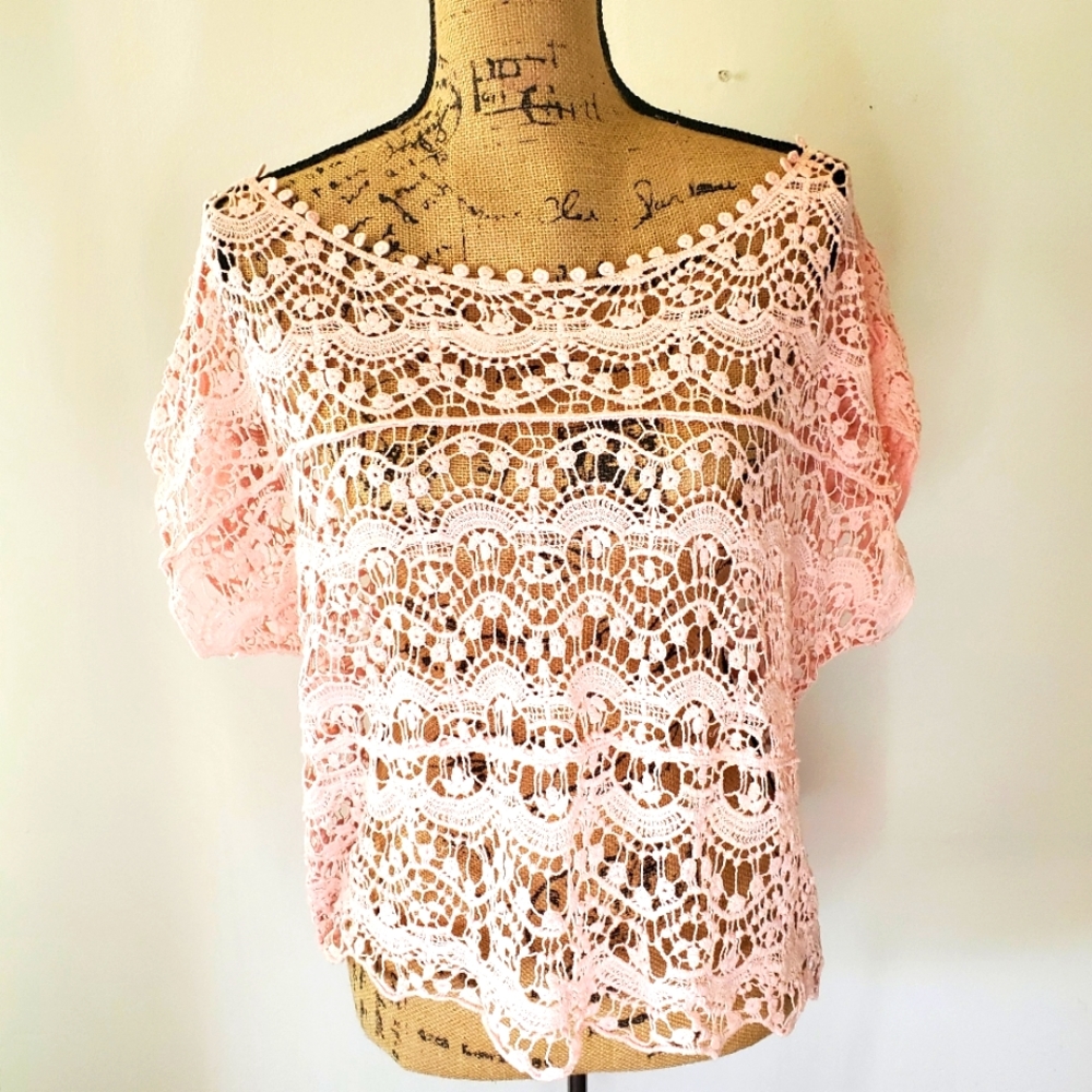 Heart & Crush Crocheted Top